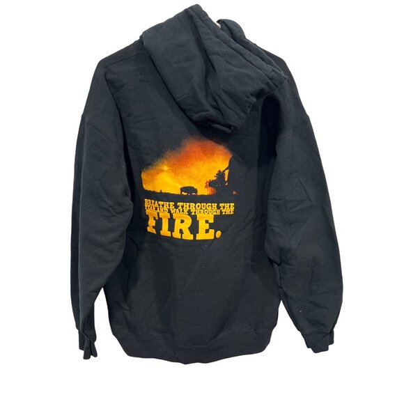 Port and Company Proud Supporter Edgemont Fire Dept Hoodie XL Black Fleece Comfy - Picture 1 of 7